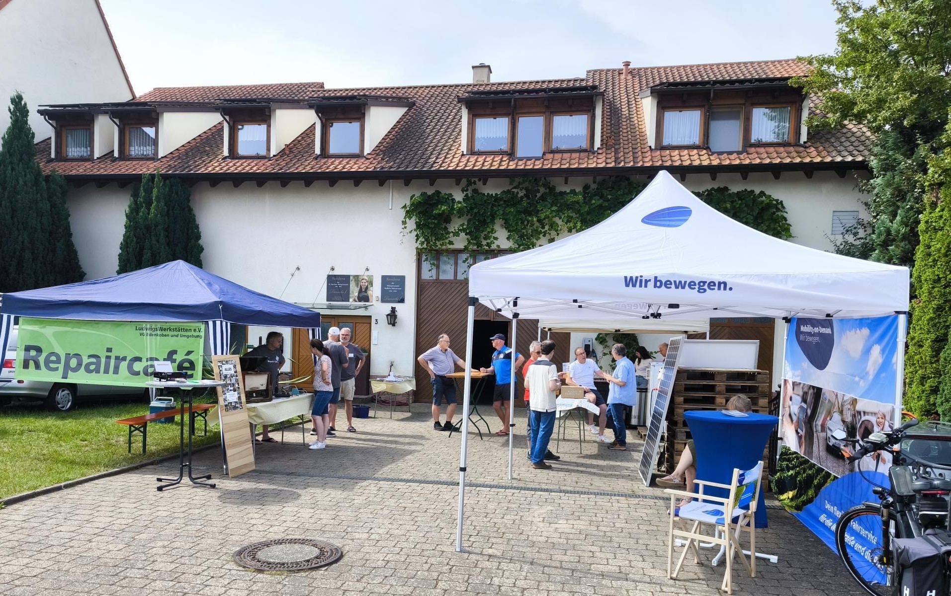 Team LudwigsWerkstätten im Einsatz